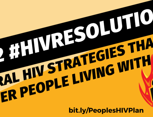 Our 2022 #HIVResolutions for the federal government